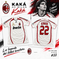 Camiseta Retro AC Milan Kaká – Edición Legendaria