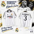Camiseta Real Madrid Roberto Carlos #3 – Edición Clásica