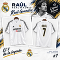 Camiseta Real Madrid Raúl #7 – Edición Clásica